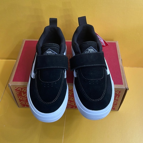 Vans Kyle Walker pro 2 black and white Velcro straps slip on - Picture 3 of 11